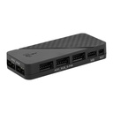 Abanico Aerocool Astro 12 Pro - 3x Ventiladores ARGB 120mm, 1 Concentrador de Control H66f, Control Remoto, Color Negro. Acf3-At10217.02
