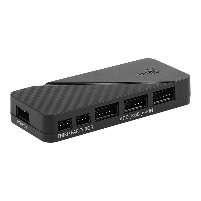 Abanico Aerocool Astro 12 Pro - 3x Ventiladores ARGB 120mm, 1 Concentrador de Control H66f, Control Remoto, Color Negro. Acf3-At10217.02