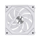 Abanico Gaming Lian Li UNI SL-INF - Ventilador de 120mm con aspas invertidas, Color Blanco. 12rsln1w.00