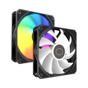 Abanico Rgb Cooler Master Mf120 Lite 120mm Pwm De 4 Pines Mfw-B2dn-17npa-R1 Negro