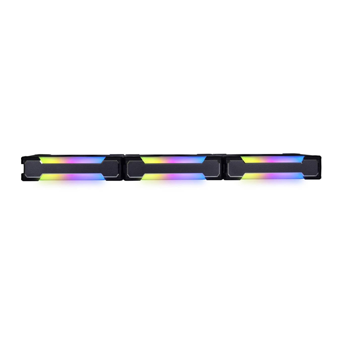 Abanicos Lian SL120 V2 -3B - 3x 120mm, cadena de margaritas (daisy chain design) Color Negro.12slv23b.00