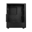 Caja ATX Gaming XPG VALOR MESHMT BKCWW - Ventana lateral, conectores 2x USB 3.2, 1x puerto de audio/micrófono, 3x abanico 120mm frontal, 1x abanico 120mm posterior,color negro. VALORMESHMT-BKCWW