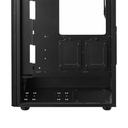 Caja ATX Gaming XPG VALOR MESHMT BKCWW - Ventana lateral, conectores 2x USB 3.2, 1x puerto de audio/micrófono, 3x abanico 120mm frontal, 1x abanico 120mm posterior,color negro. VALORMESHMT-BKCWW