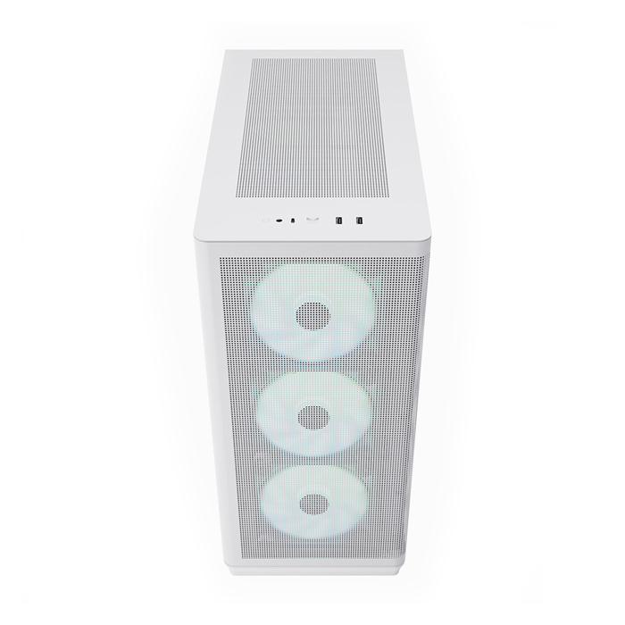 Caja APNX C1 White - ATX/Micro ATX/mini-ITX, Frontal 3x 140 mm ARGB incluido, 1x 120mm ARGB incluido . C1-WT-v1 APCM-CR01043.21