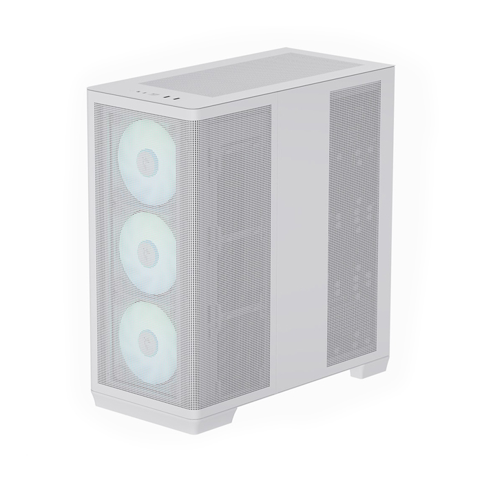 Caja APNX C1 White - ATX/Micro ATX/mini-ITX, Frontal 3x 140 mm ARGB incluido, 1x 120mm ARGB incluido . C1-WT-v1 APCM-CR01043.21