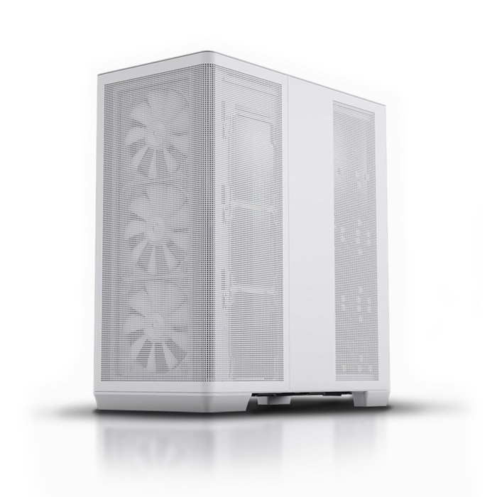 Caja APNX C1 White - ATX/Micro ATX/mini-ITX, Frontal 3x 140 mm ARGB incluido, 1x 120mm ARGB incluido . C1-WT-v1 APCM-CR01043.21