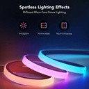 Cable De Luces Govee Led Neon Gaming Table - Wi-Fi 2,4 GHz, Bluetooth, 10 pies H61c3.