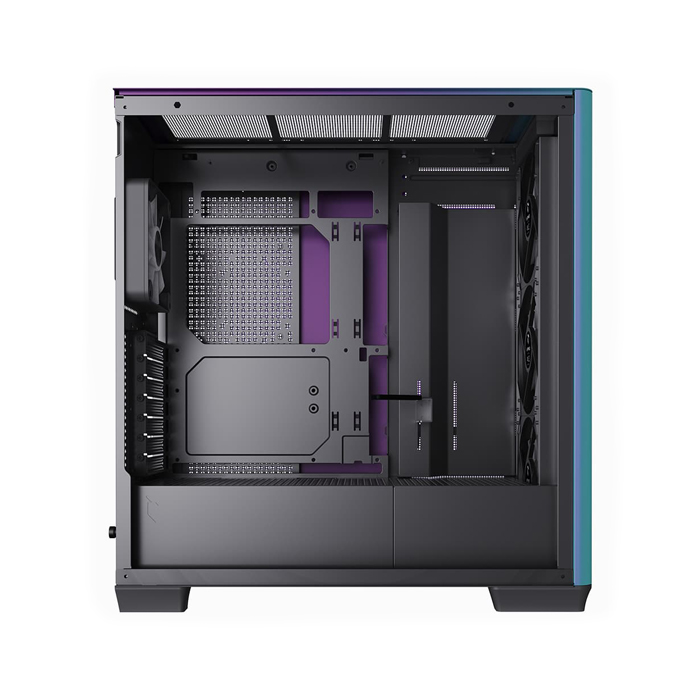 Caja APNX C1 ChromaFlair - ATX/Micro ATX/mini-ITX, Frontal 3x 140 mm ARGB incluido, 1x 120mm ARGB incluido.C1-CF-v1 APCM-CR01043.C1