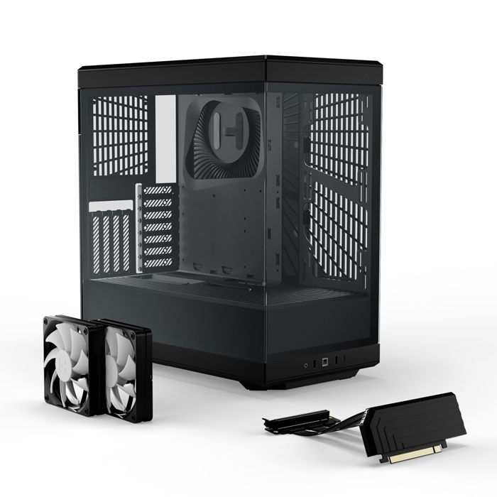 Case Gaming Hyte Y40 Atx 2 Ventiladores Cs-Hyte-Y40-B Negro