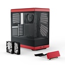 Caja Hyte Y40-BR - ATX, Micro ATX, Mini ITX, 2x USB 3.0, 1x USB Tipo C, 2 Ventiladores incluidos. CS-HYTE-Y40-BR