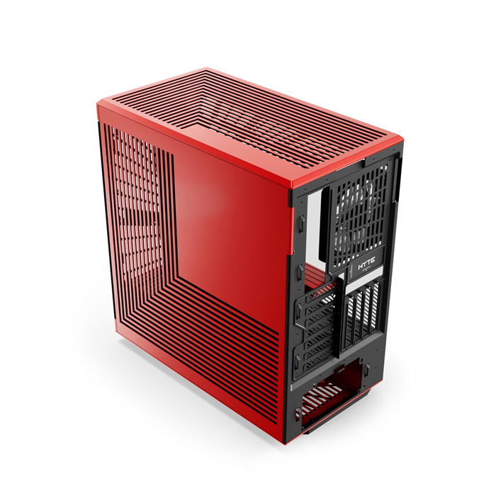 Caja Hyte Y40-BR - ATX, Micro ATX, Mini ITX, 2x USB 3.0, 1x USB Tipo C, 2 Ventiladores incluidos. CS-HYTE-Y40-BR