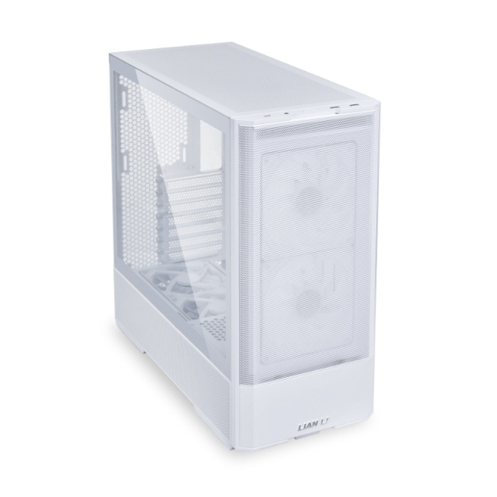 Caja Lian Li Lancool 207 - ATX- Micro ATX, Mini ITX, Vidrio Templado, 2 Ventiladores Frontales 140mm ARGB, Blanco. G99.Lan207rw.00