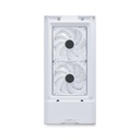 Caja Lian Li Lancool 207 - ATX- Micro ATX, Mini ITX, Vidrio Templado, 2 Ventiladores Frontales 140mm ARGB, Blanco. G99.Lan207rw.00