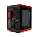 Case Hyte Y70 Touch Infinite Torre Media Vidrio Templado Con Pantalla Táctil De 14.5" Gen 2 Cs-Hyte-Y70ti-Rb Rojo/Negro