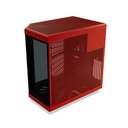 Case Hyte Y70 Touch Infinite Torre Media Vidrio Templado Con Pantalla Táctil De 14.5" Gen 2 Cs-Hyte-Y70ti-Rb Rojo/Negro
