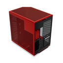 Case Hyte Y70 Touch Infinite Torre Media Vidrio Templado Con Pantalla Táctil De 14.5" Gen 2 Cs-Hyte-Y70ti-Rb Rojo/Negro