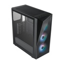 Case Rgb Cooler Master Cmp520 Torre Media Plastico Y Acero 3 Abanicos Frontales Con Cable De Corriente Cp520-Kgnn65-Sa0 Negro