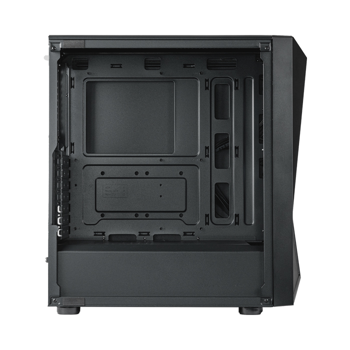 Case Rgb Cooler Master Cmp520 Torre Media Plastico Y Acero 3 Abanicos Frontales Con Cable De Corriente Cp520-Kgnn65-Sa0 Negro