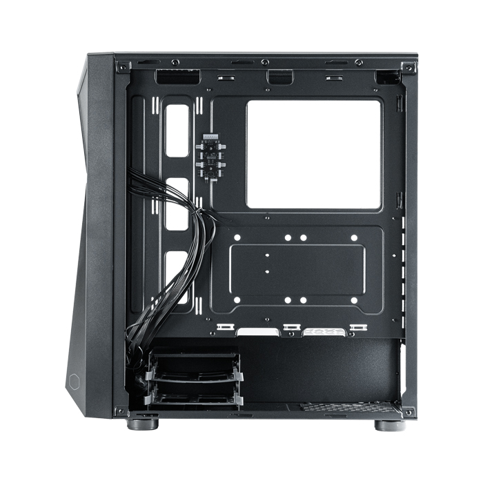 Case Rgb Cooler Master Cmp520 Torre Media Plastico Y Acero 3 Abanicos Frontales Con Cable De Corriente Cp520-Kgnn65-Sa0 Negro
