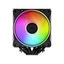 Abanico Cooler Master Hyper 622 Halo Black - Procesadores, Socket Intel 1851 ,1700,1200, 1156, 1155,1151, 1150, Socket AMD AM4/AM5. RR-D6BB-20PA-R1
