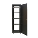 Gabinete de Torre VCOM D1242 Rack 42U -Puerta de vidrio, paneles laterales, abanico incluido, ancho 800 x profundidad 800 x altura 2000.
