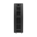 Gabinete de Torre VCOM D1242 Rack 42U -Puerta de vidrio, paneles laterales, abanico incluido, ancho 800 x profundidad 800 x altura 2000.