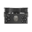 Enfriamiento De Aire Rgb Cooler Master Hyper 411 Nano Am5/Am4 Y Lga1851/1700 Entre Otros 1 Abanico 92 X 92 X 25.4 Mm Rr-H410-25pa-R1