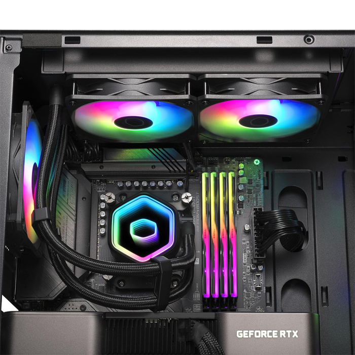 Enfriamiento Liquido Rgb Cooler Master Masterliquid 360 Core Ii 360mm Am4/Am5 Y Lga 1851 / 1700 En Adelante Mlw-D36m-A18pa-R1 Negro