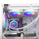Enfriamiento Liquido Cooler Master Masterliquid 360 Core II White - Procesadores Am4/Am5, LGA 1851 / 1700 En Adelante. MLW-D36M-A18PA-RW