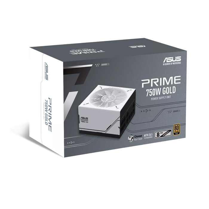 Fuente De Poder Asus Ap-750g Prime 750w Gold Certificacion 80 Plus Totalmente Modular Atx 90ye00u1-Bvaa00 Blanco