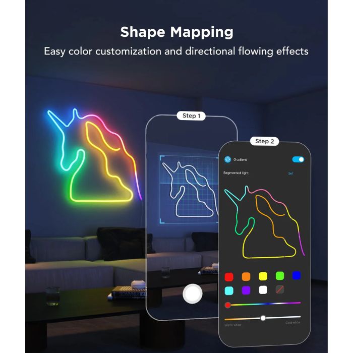 Luces Govee 5m Strip Support Matter Homekit,Google, Alexa, Smarthings, Blanca. H61d5101