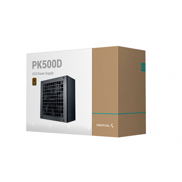 Fuente De Poder Deepcool Pk500d 500w 80 Plus Bronze Con Ventilador Hypro De 120mm Negro R-Pk500d-Fa0b-Us