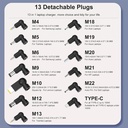 Adaptador de poder para portátil O.E.M. - 100 Watts, Multiples Portátiles, 13 puntas, 100-240VAC. TH100W-2