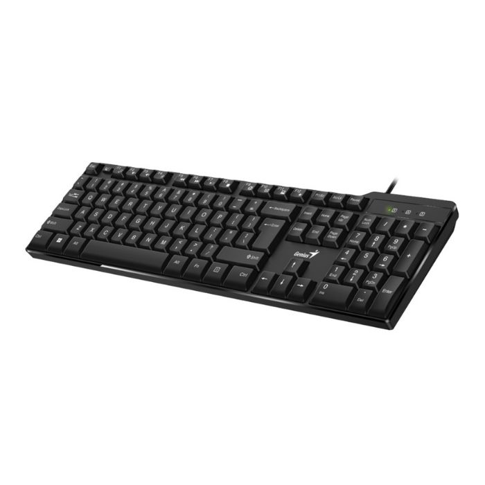 Teclado Genius Kb-100x Sp - Membrana Alámbrico Español, Negro. 31310049401.