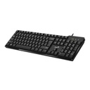 Teclado Genius Kb-100x Sp - Membrana Alámbrico Español, Negro. 31310049401.