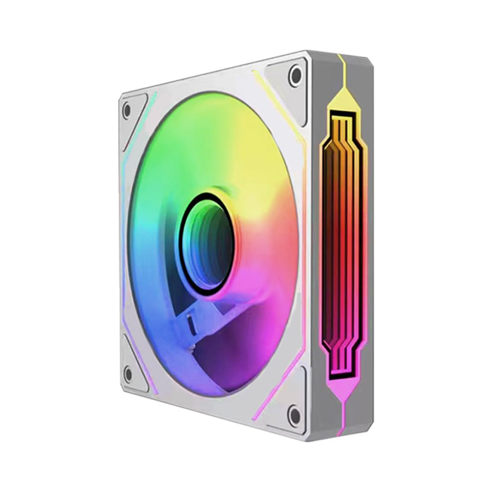 Abanico O.E.M. ARGB - Ventilador de 120mm con aspas invertidas, Color Blanco. TH12025-INV-B