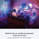 Televisor Smart TV 55" Sony, BRAVIA 3 | 4K HDR Processor X1™ | 4K Ultra HD | Alto rango dinámico (HDR), color negro. K-55S30