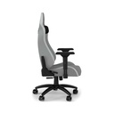 Silla Gamer Corsair TC-200, CF-9010045-W - Ajustable, material de cuerina, estructura de acero, apoyabrazos, color Gris / Blanco.