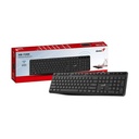 Teclado Genius Kb-7200 - Inalámbrico 2.4 GHz, Español, Negro. 31320002401.