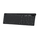 Teclado Genius Slimstar Kb-7230 - Inalambrico, Con Receptor Español, Negro. 31310021401.