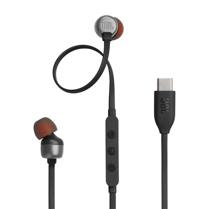 Audifono Jbl Tune 310c Alambrico Tipo C Jblt310cblkam Negro