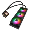 Enfriamiento Líquido Thermalright Frozen Warframe 360 BLACK ARGB - 360mm, 3000 RPM,  70.84 CFM, Socket AM4/AM5/115X/1200/1700/1851/2011/2066