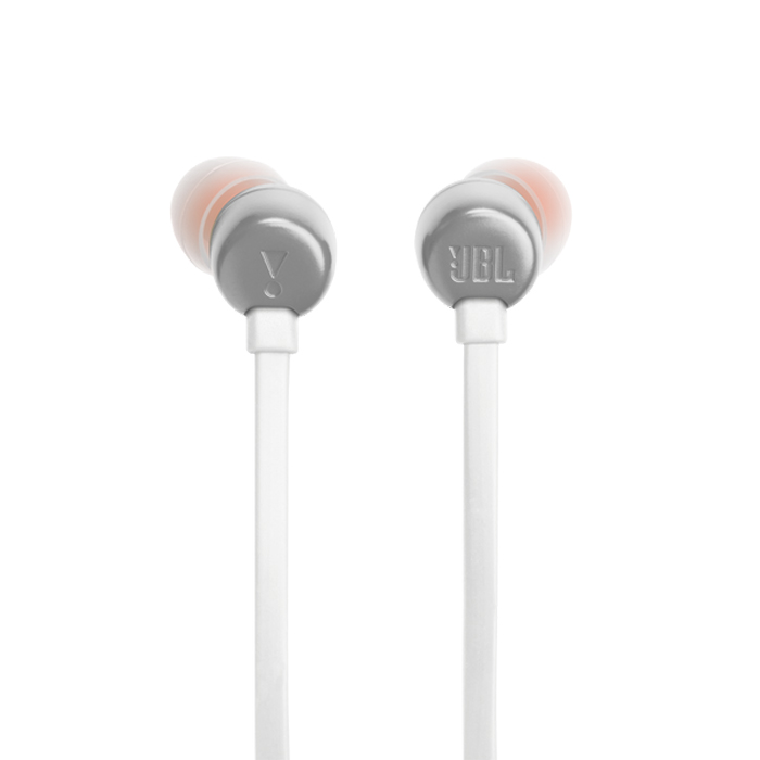 Audifono JBL Tune 310C - Auriculares intra auditivos con cable de alta resolución, cable plano sin enredos, Tipo C, Blanco. JBLT310CWHTAM
