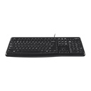 Teclado Logitech K120 Membrana Alámbrico Español 920-004422 Negro