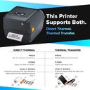 Impresora De Etiquetas Zebra Air Tt 74m - Zd220 Zd22042-T01g00ez