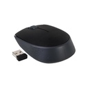 Mouse Logitech M170 - Inalámbrico Con Receptor, 2.4Ghz, USB, Óptico, 1000 dpi, Negro/Gris. 910-004940.