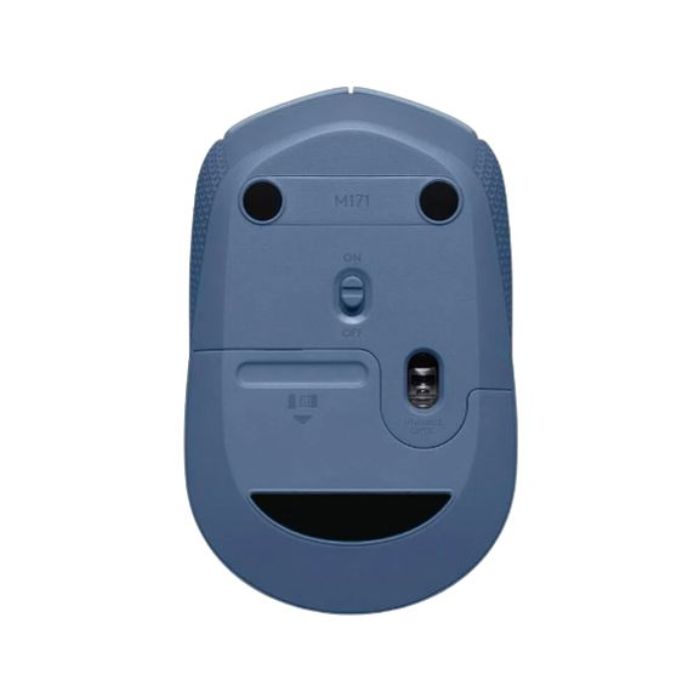 Mouse Logitech M170 - Inalámbrico Con Receptor, 2.4Ghz, USB, Óptico, 1000 dpi, Gris Azulado. 910-006863.