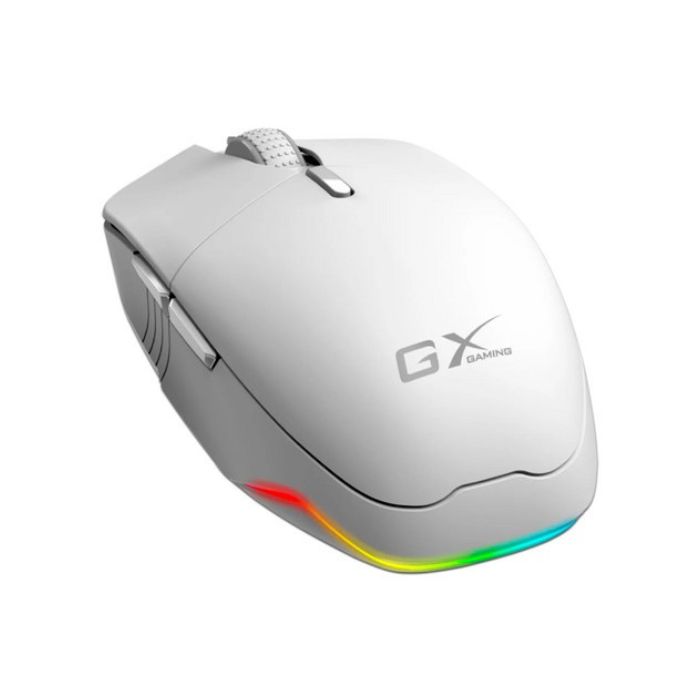 Mouse Gaming Rgb Genius Scorpion M8250 - Inalambrico, Bluetooth, Receptor USB, 6 Botones, Hasta 3200 DPI, Blanco. 31060001400.