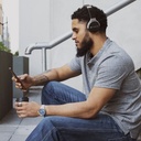 Auricular Moonki Sound - Inalámbrico, Bluetooth, Negro. Mh-O710bt