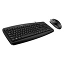Teclado Genius Smart KM-200 - Combo de teclado ergonómico y ratón óptico, 3 botones, 1000dpi, usb, español, color negro. 31330003401
